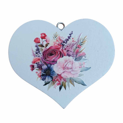 Decorative Hanging Hearts - Floral