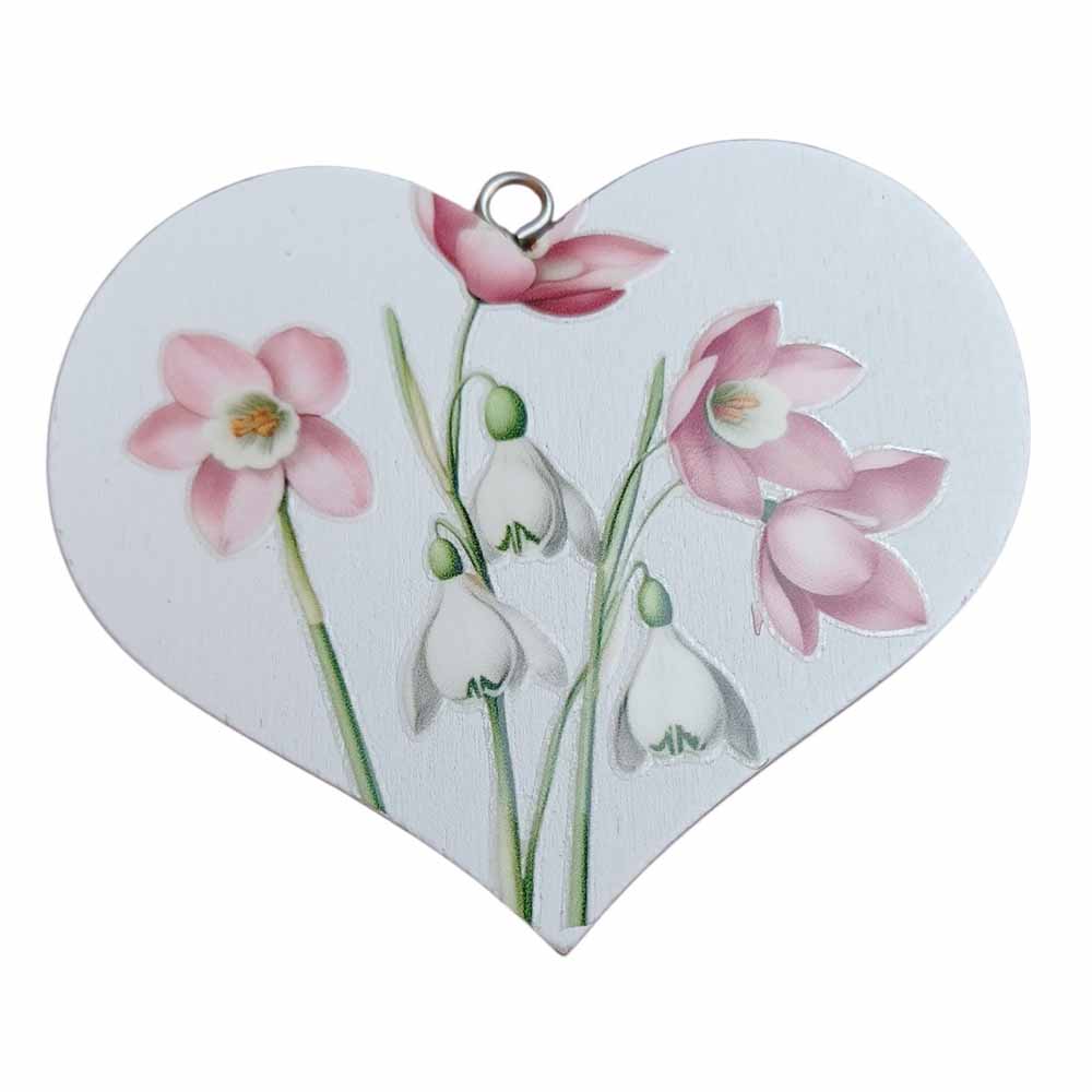 Decorative Hanging Hearts - Floral