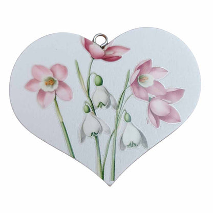Decorative Hanging Hearts - Floral