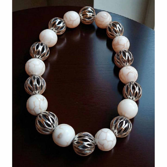 Chunky Howlite Bracelet