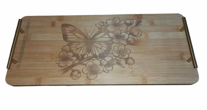 Bamboo Tray - Butterfly in Blossom