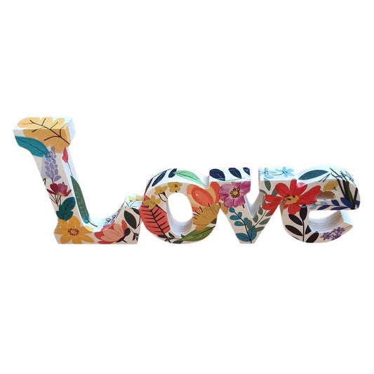 LOVE - Freestanding Wooden Decor