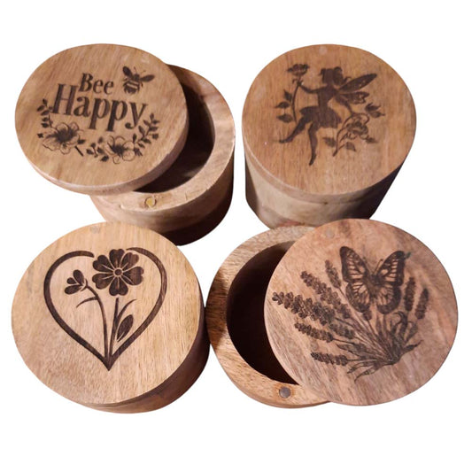 Round Trinket Boxes