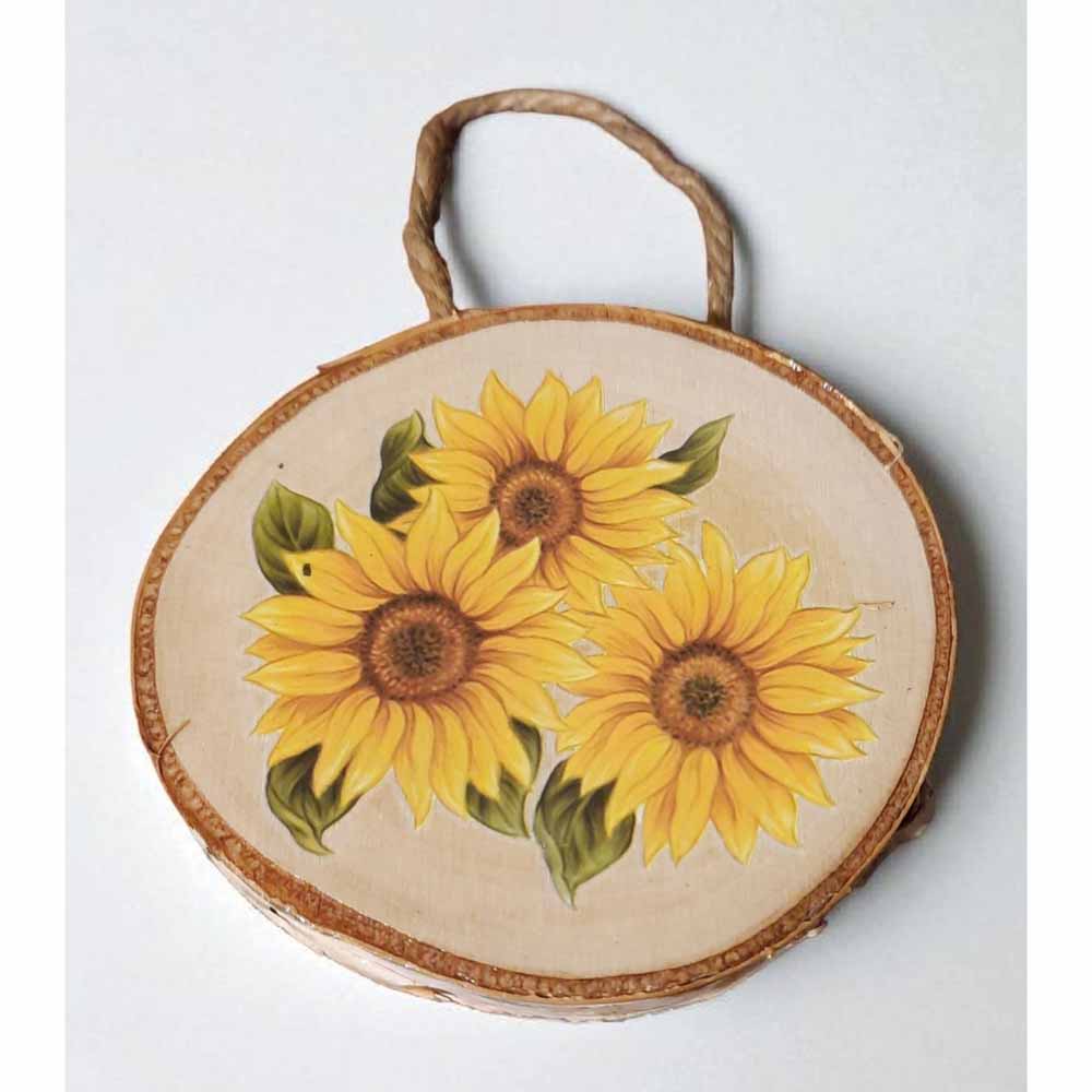 Sunflower Hanging Wood Slices