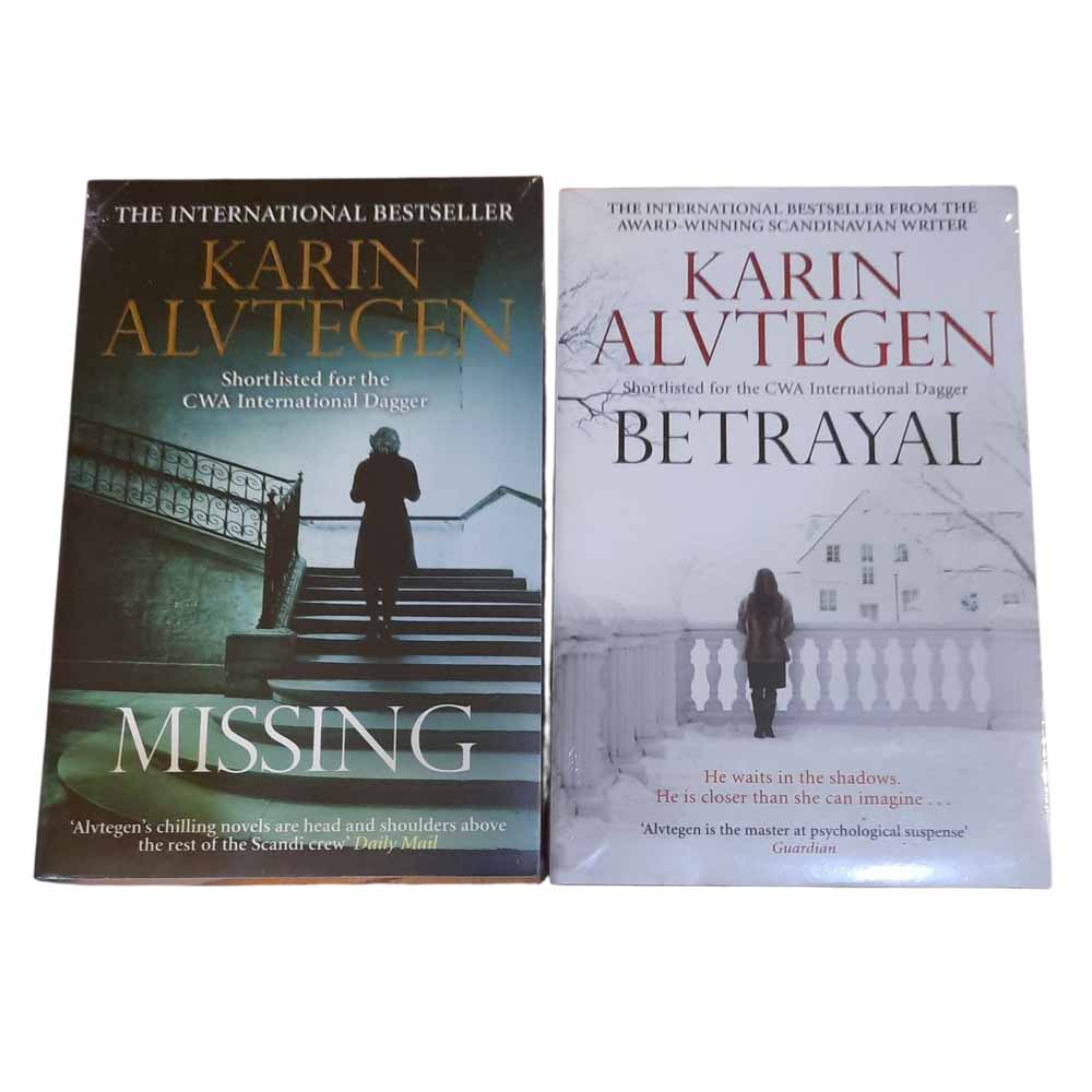 2x Karin Alvtegen Thrillers