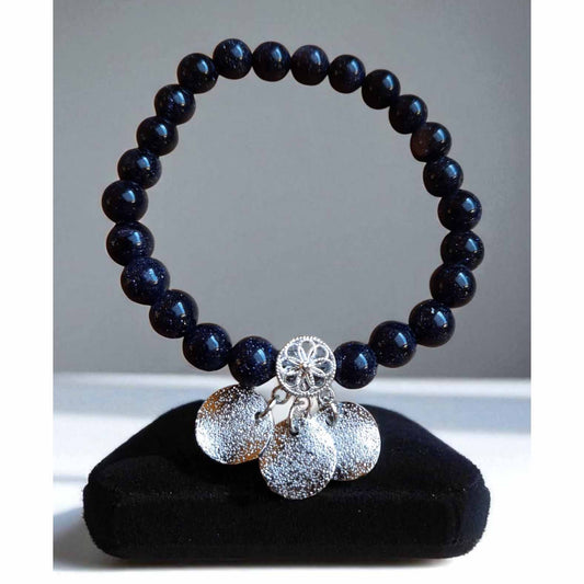 Goldstone Beaded Bracelet