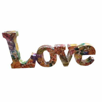 LOVE Wooden Freestanding Decor