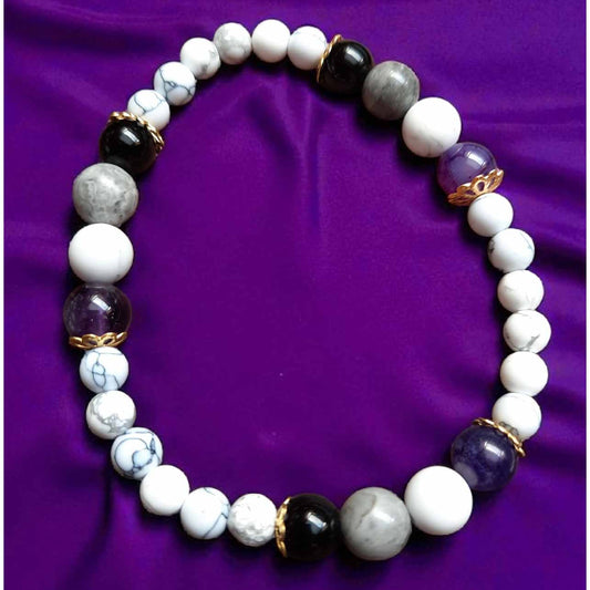 Mixed Stone Bracelet - Asexual Colours