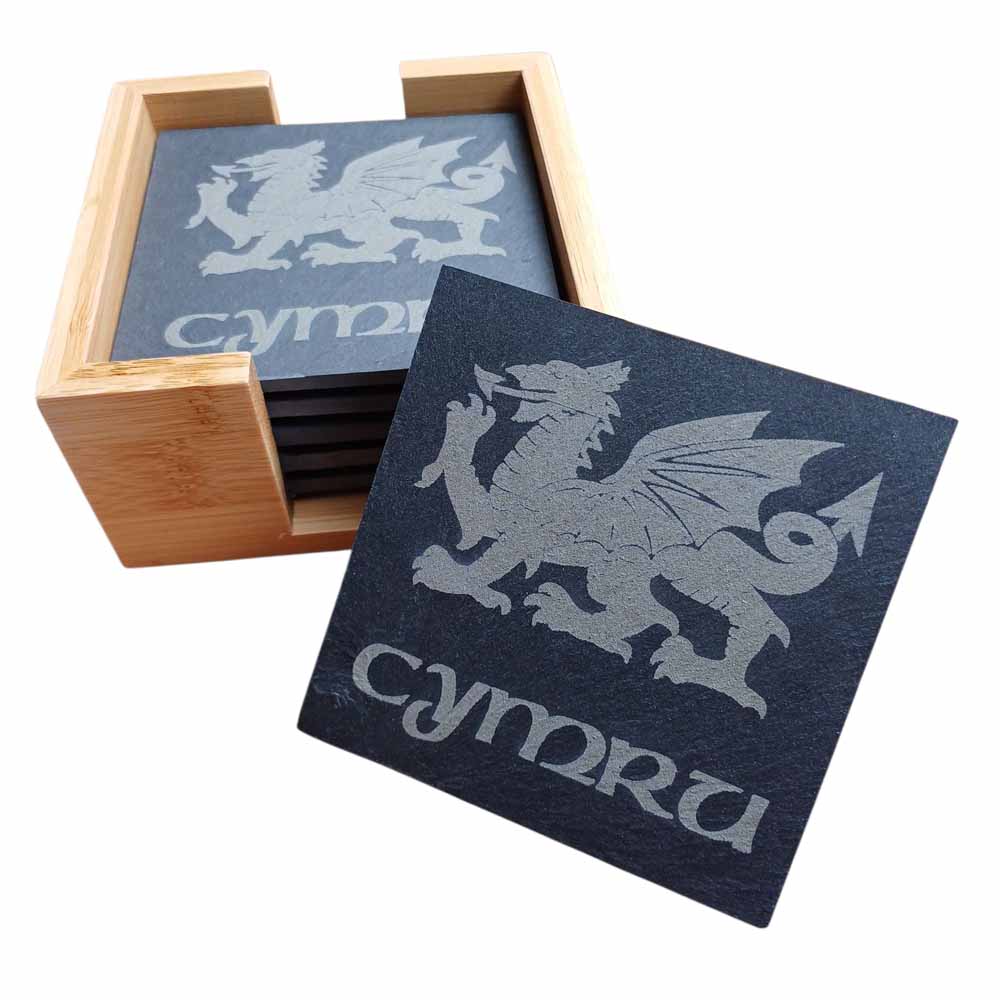 Cymru Slate Coasters