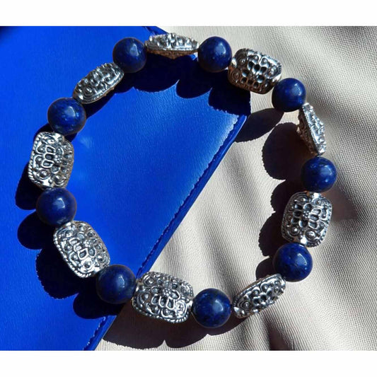 Lapis Lazuli Beaded Bracelet