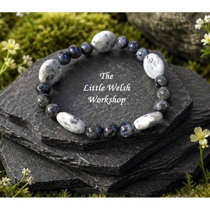 Jasper & Larvikite Bracelet