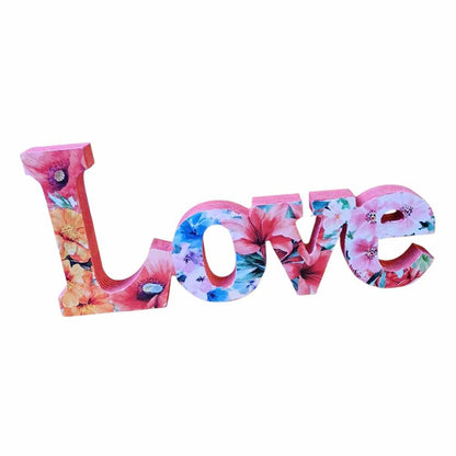 LOVE Wooden Freestanding Decor
