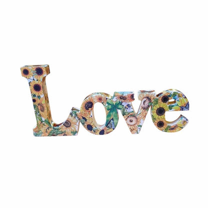 LOVE Wooden Freestanding Decor