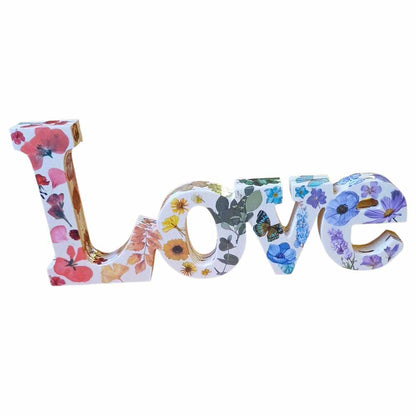 LOVE Wooden Freestanding Decor