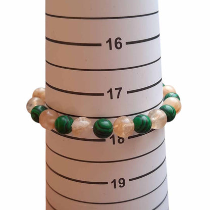 Malachite & Citrine Bracelet