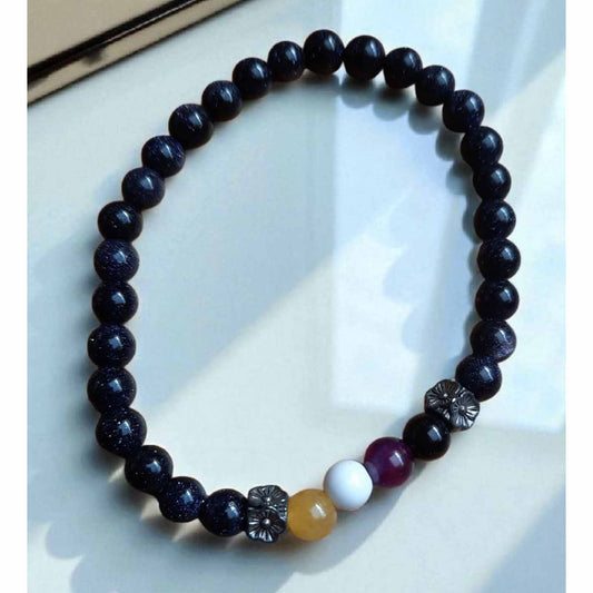 Mixed Stone Bracelet - Nonbinary Colours