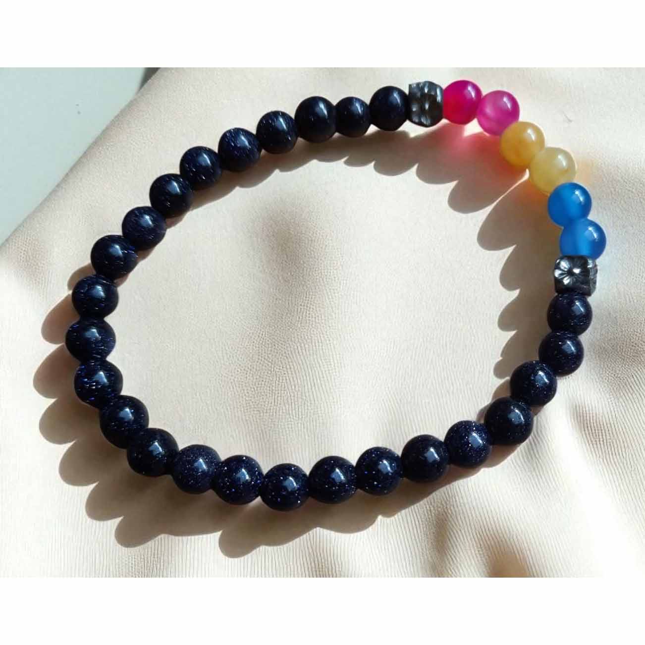 Goldstone & Mixed Stone Bracelet