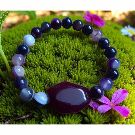 Purple Stone Bracelet