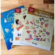 3x Early Learning Sticker Books