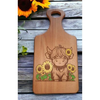 Decorative Paddle Chopping Boards