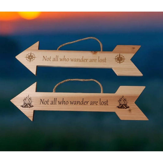 Not All Who Wander . . . .   Arrow