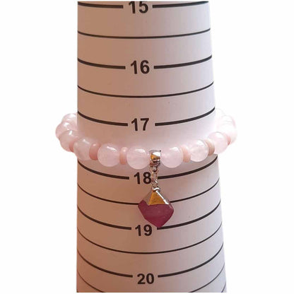 Rose Quartz Beaded Bracelet