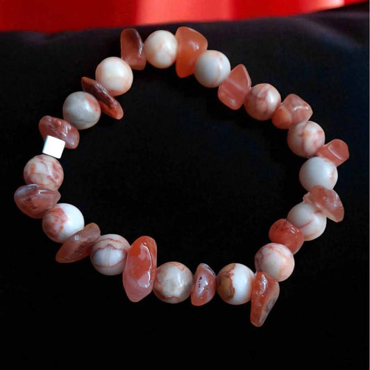 Rhodonite & Agate Bracelet