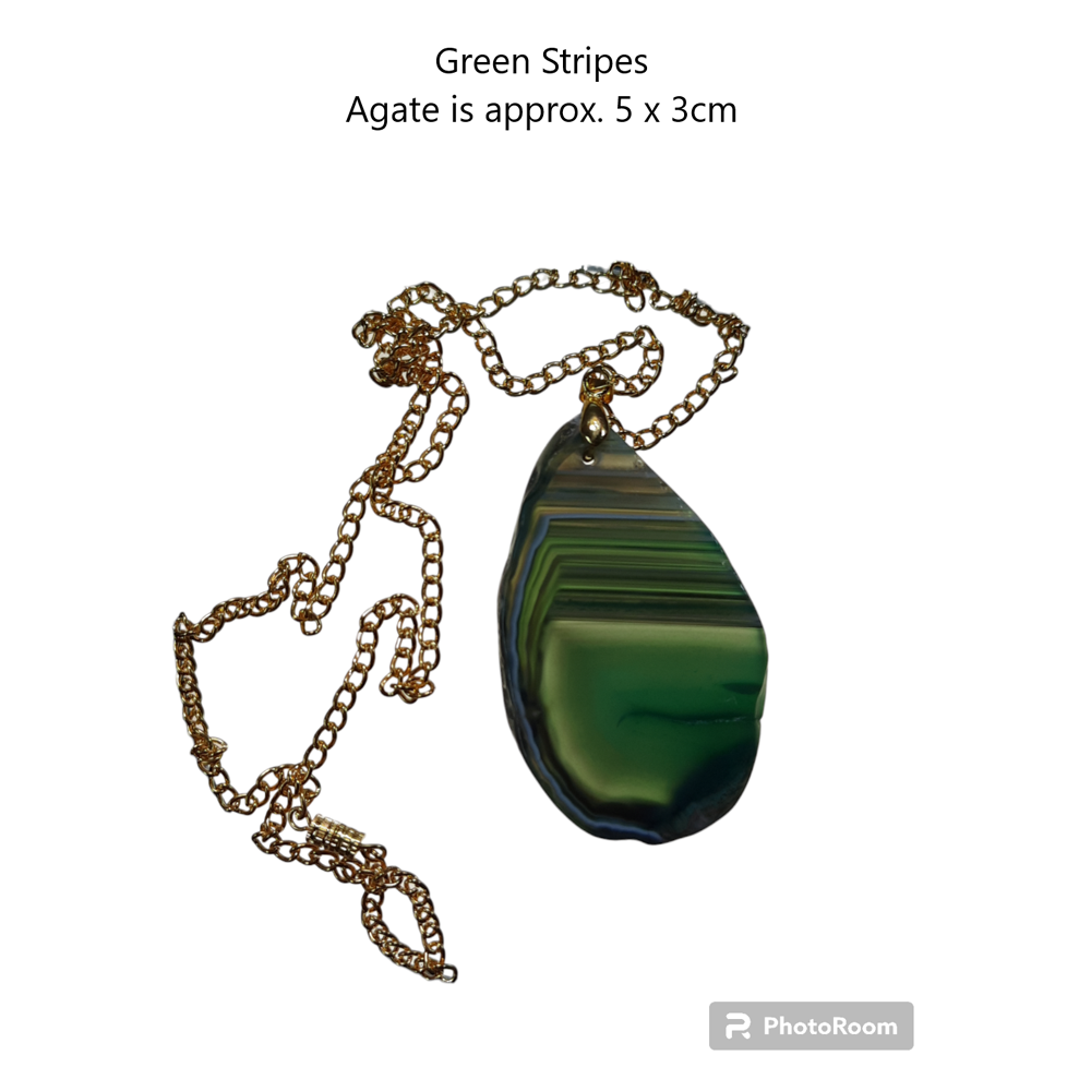 Agate Pendants
