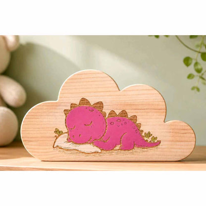 Sleeping Dino Decor