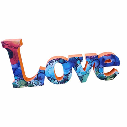 LOVE Wooden Freestanding Decor