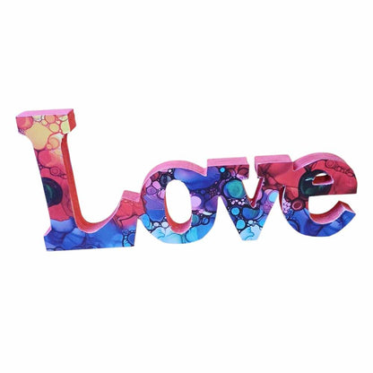 LOVE Wooden Freestanding Decor