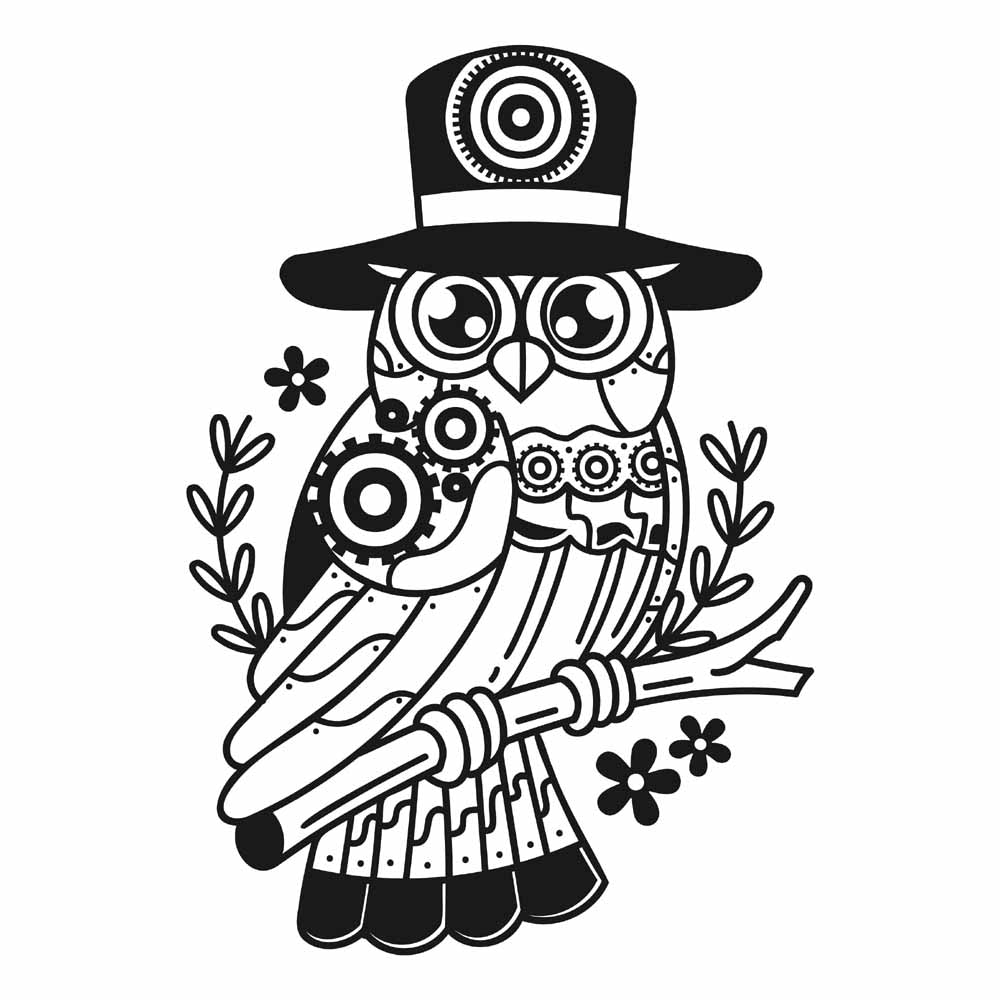 Steampunk Owl