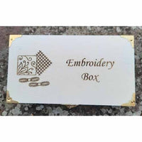 Embroidery Box & Contents