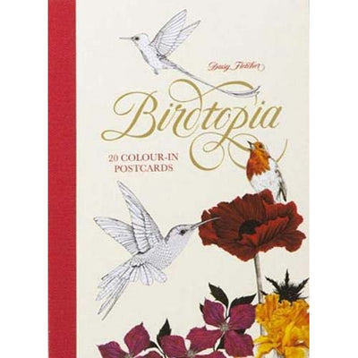 Birdtopia Colour In Postcards