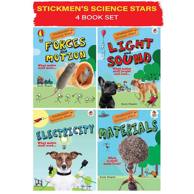 Stickmen's Science Stars (4 book pack)