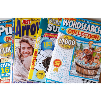 4 x Mixed Puzzle Magazines