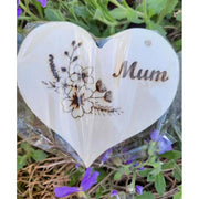 'Mum' Heart Shaped Trinket Box
