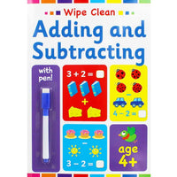Early Learning Wipe Clean Books + Pen
