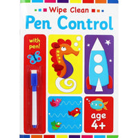 Early Learning Wipe Clean Books + Pen