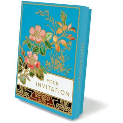 10 Invitation Cards & Envelopes