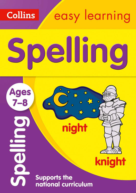 CLEARANCE;  Easy Learning  Spelling 7-8 years