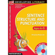 Sentence Structure and Punctuation  (Age 4-5)