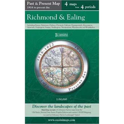 Past & Present Map - Richmond & Ealing 1816-Present